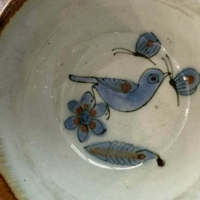 Mexican Vintage Signed Ken Edwards El Palomar Mexican Pottery Bowl For Sale - Image 3 of 8