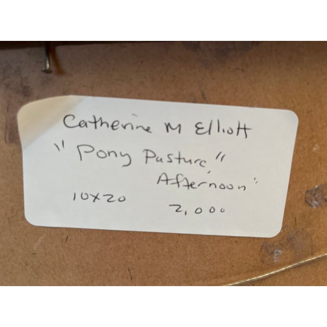Contemporary Impressionist Catherine M Elliott For Sale - Image 9 of 9