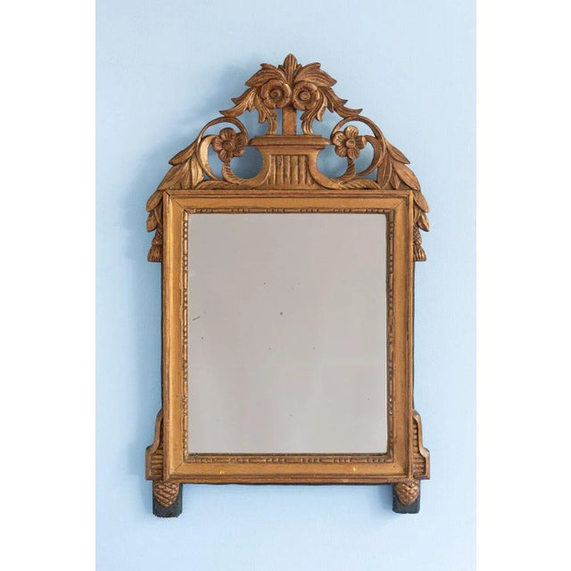 Gold Antique French Giltwood Mirror For Sale - Image 8 of 8