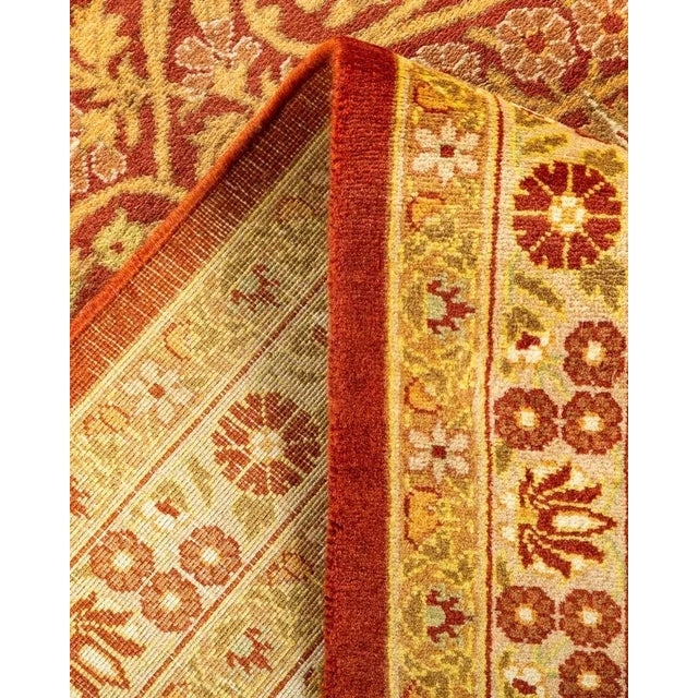 Mogul, One-of-a-Kind Hand-Knotted Area Rug in Orange, 8' 2" x 16' 2" For Sale In New York - Image 6 of 8