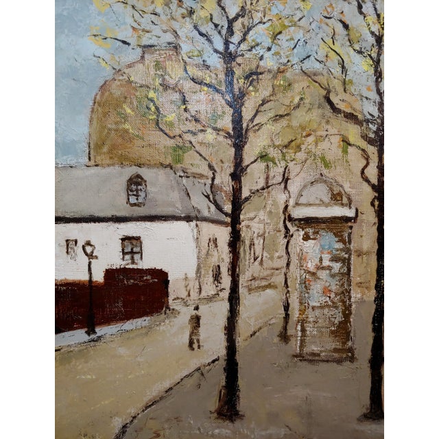 Louis Peyrat -Paris Street Scene - Oil Painting For Sale In Los Angeles - Image 6 of 11