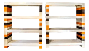Brick System Bookcases, 1970, Set of 2