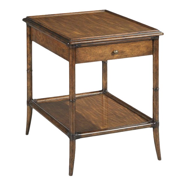 Woodbridge Furniture Linwood Side Table For Sale