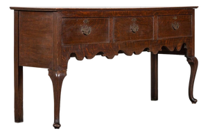 Antique English Oak Dresser Base, 1870