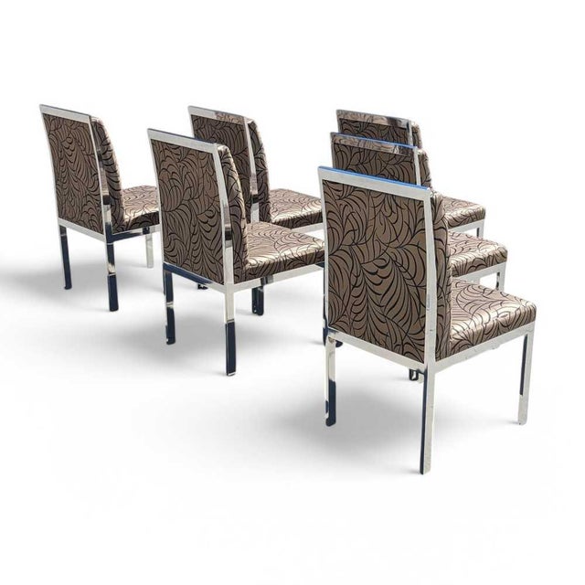 Vintage Dia Chrome Dining Chairs, Set of Six, Mid-Century For Sale - Image 17 of 18