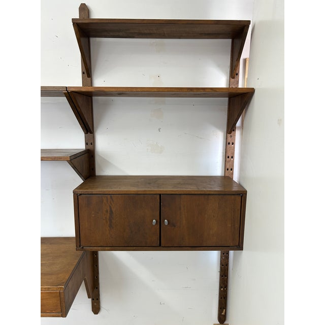 Brown Vintage MCM Poul Cadovius Cado System by Williams Bros For Sale - Image 8 of 13