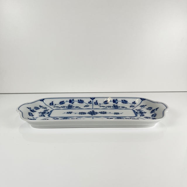 Blue Porcelain Cake Plate from Heinrich, Germany, 1950s For Sale - Image 3 of 8