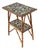 Vintage Boho China Mosaic Bamboo Side Table For Sale