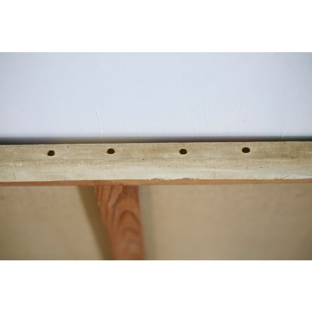 Orange Psychedelic Composition, 1970s, Canvas Painting For Sale - Image 8 of 15