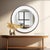 Brown Redfern Round Mirror For Sale - Image 8 of 8