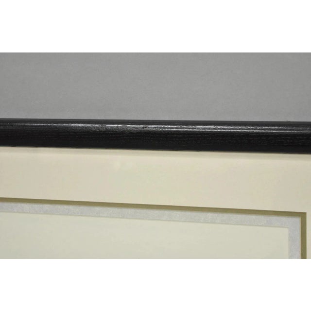 Late 20th Century Vintage Regal Horse Sketch Equestrian Print Framed Art Wall Decor, Set of 2 For Sale - Image 9 of 12