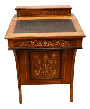 Antique Sheraton Revival Davenport Desk, 1890s