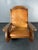 Brutalist Pine Rocking Lounge Chair with Leather Seat from Wasa, 1984 For Sale - Image 14 of 18