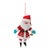 Add a festive and whimsical touch to your holiday decor with this set of Plush Santa Ornaments. Featuring a charming Santa...