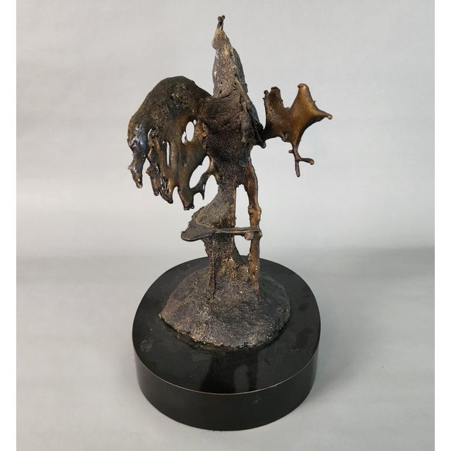 Bronze Silas Seandel Bronze Sculpture Brutalist Signed For Sale - Image 8 of 12