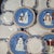 Vintage Debbie Mumm Snowman Holiday China- Set of 20 For Sale - Image 16 of 18