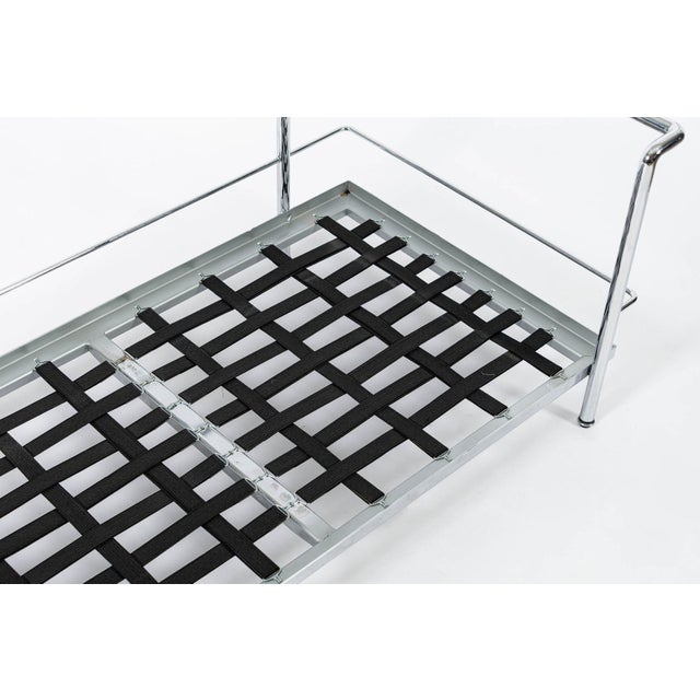 Authentic Cassina Lc2 Black Leather Two-Seat Sofa by Le Corbusier 1994 For Sale - Image 14 of 17