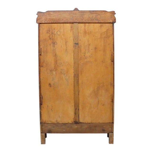 Brown Horner Inspired Arts & Crafts 2-Door 2-Drawer Oak Bookcase C1920 For Sale - Image 8 of 13