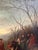 Augustine Dallemagne "A Skating Party" – A Romantic Mid-19th Century French Winter Scene For Sale - Image 9 of 18