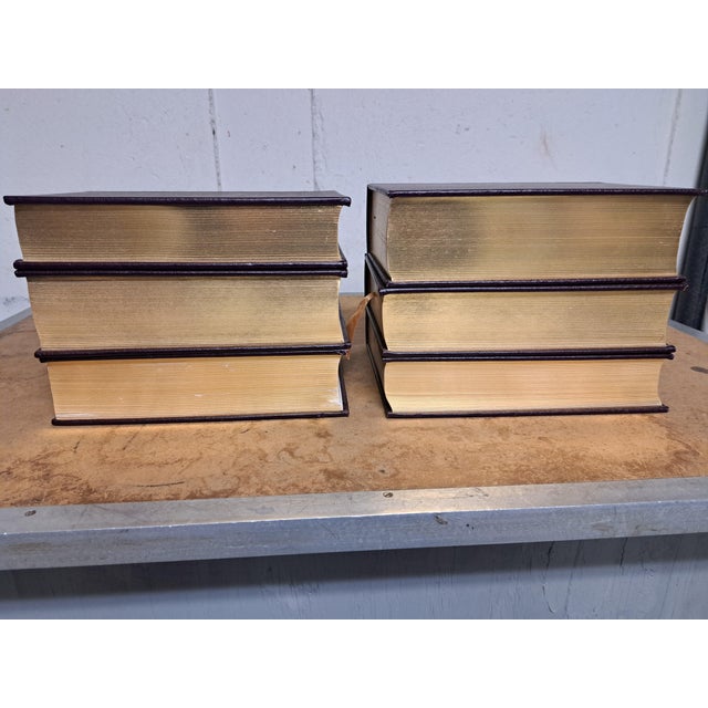 Brown Set of 6, 1990s Oxford Companion Easton Press 6 Volumes For Sale - Image 8 of 16