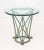 Late 20th Century Empire Style Patinated & Gilt Metal Lamp Table For Sale - Image 5 of 5
