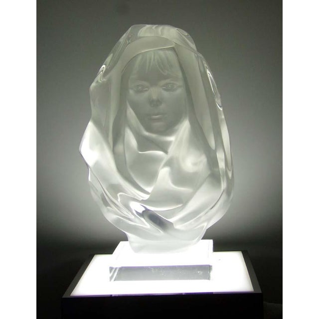 White Frederick Hart "Penumbra" (Acrylic) Lucite Hand Signed Beautiful For Sale - Image 8 of 18