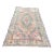 Muted Colors Vintage Oushak Rug For Sale