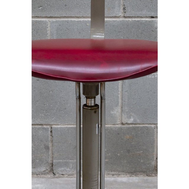 Industrial Industrial Swivel Work Stool by Bieffe Padova, 1970s For Sale - Image 3 of 10