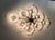 21st Century Beehive Satin Black Nickel Clear Murano Flush Mount by Fabio LTD For Sale - Image 9 of 9