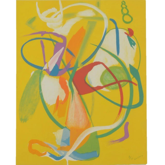 1960s 1960s Mid Century Modern Andre Lanskoy Abstract Signed, Limited Edition Print For Sale - Image 5 of 5