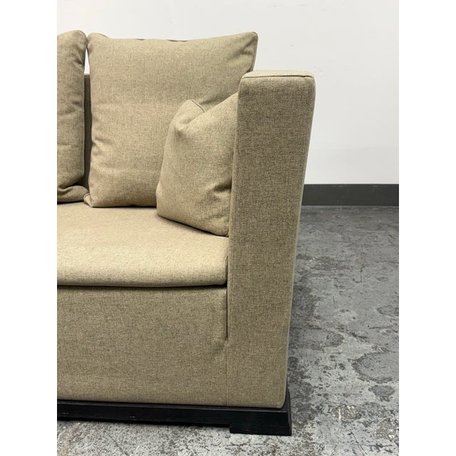 Cream Cierre Imbottiti for Armani Casa Otello Sofa For Sale - Image 8 of 12