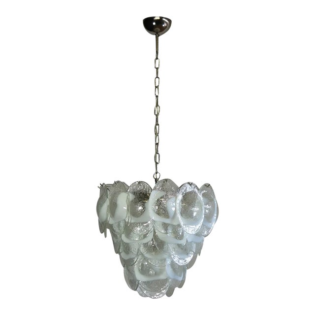 Murano Chandelier from Mazzega, 1979 For Sale