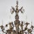 Baroque Silvered Tole Chandelier For Sale - Image 3 of 7