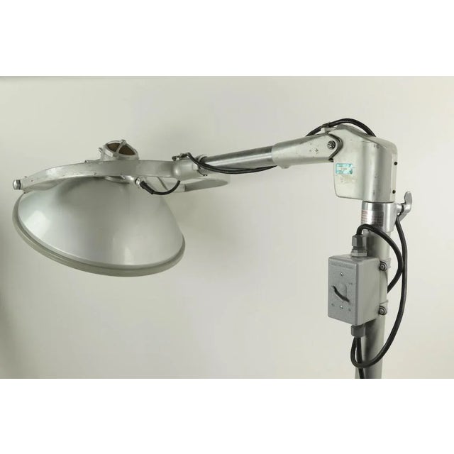 Large Medical Adjustable Floor Lamp by Crouse Hinds American Surgical Luminaire For Sale - Image 11 of 12