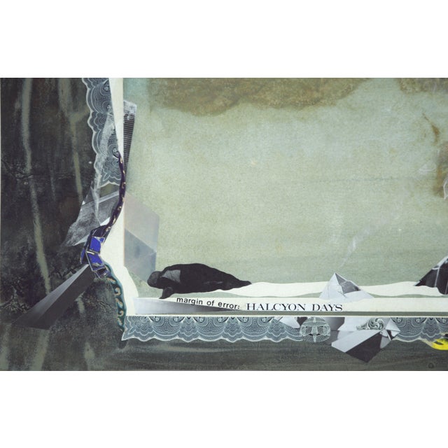 Abstract "The Baron Waits" Satirical Bond Paperwork Collage by Mickey "Kano" Kane For Sale - Image 3 of 7