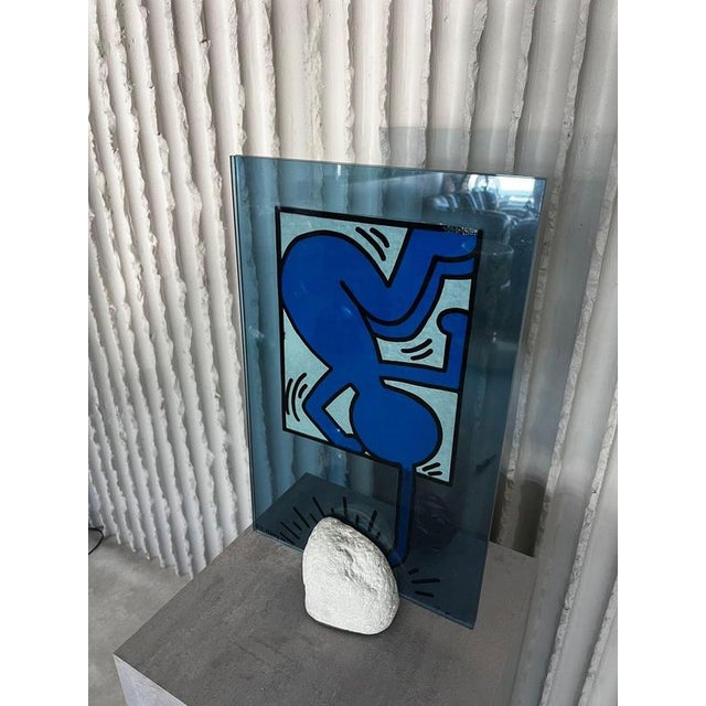 Keith Haring & Toshiyuki Kita, On Taro & on Giro, 1988, Glass, Set of 2 For Sale - Image 4 of 18