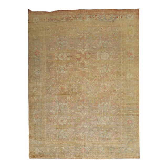 Antique Zabihi Collection Persian Mahal Rug For Sale