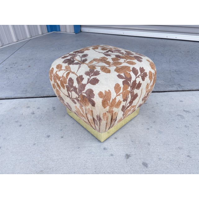 Metal 1970s Pair of Mid Century "Poufs" Ottomans Attributed to Marge Carson For Sale - Image 7 of 10
