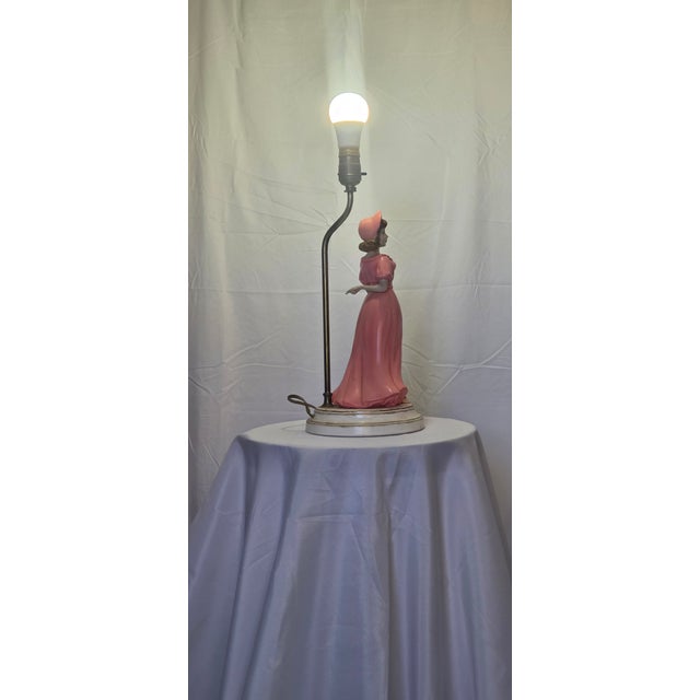 Vintage Pinkie & Blue Boy Figural Table Lamps – Matching Pair For Sale - Image 15 of 17