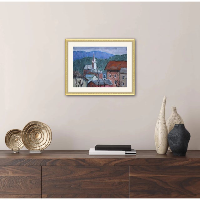 "Virginia City Nevada" Contemporary Landscape Oil Painting For Sale - Image 10 of 12