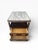 Brown 1960s John Widdicomb Bedside Table With Travertine Top and Brass Detailing For Sale - Image 8 of 14