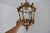 French Louis XV Style Brass and Etched Starburst Glass Lantern, 1950s For Sale - Image 11 of 14