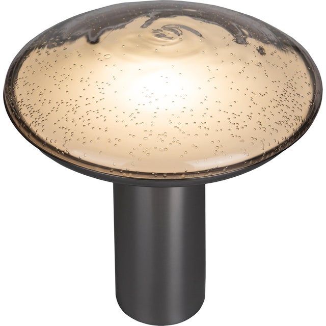 Table Lamp in Steel by ZAVADKSI, 2022, in Flawless conditions. Designed from 2000 This piece has an attribution mark, I am...