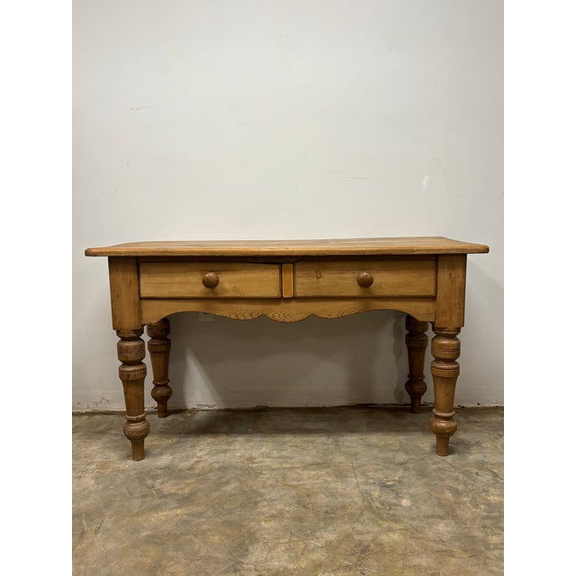 English 19th Century English Pine Prep Table For Sale - Image 3 of 10