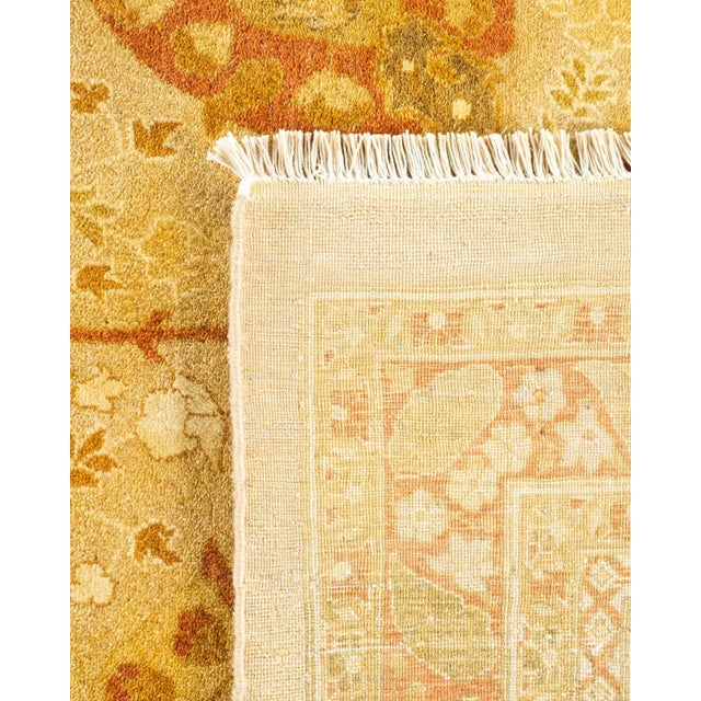 2000 - 2009 Mogul, One-of-a-Kind Hand-Knotted Area Rug in Ivory, 8' 3" x 10' 1" For Sale - Image 5 of 8