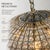 Aloadecor 25 Inch 6-Light Antique Bronze With Vintage Patina Dimmable Retro French Crystals Chandelier With Adjustable Chain For Sale - Image 4 of 7
