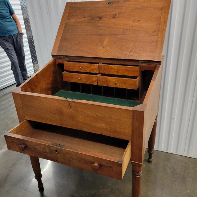 1830's Antique American Southern Slant Top Plantation Desk Chairish