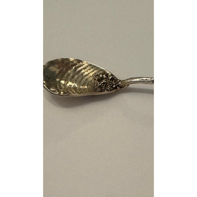 Silver Antique Gorham "Narragansett" Sterling Silver Figural Crab Spoon For Sale - Image 8 of 8