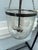 Metal 19th Century Anglo-Indian Style Etched Glass Bell Jar Hundi Lantern. For Sale - Image 7 of 12