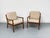 Mid-Century Modern Senator Lounge Chairs in Teak and Wool by Ole Wanscher for Cado, 1960s, Set of 2 For Sale - Image 3 of 18